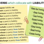 Words which collocate with "liability"